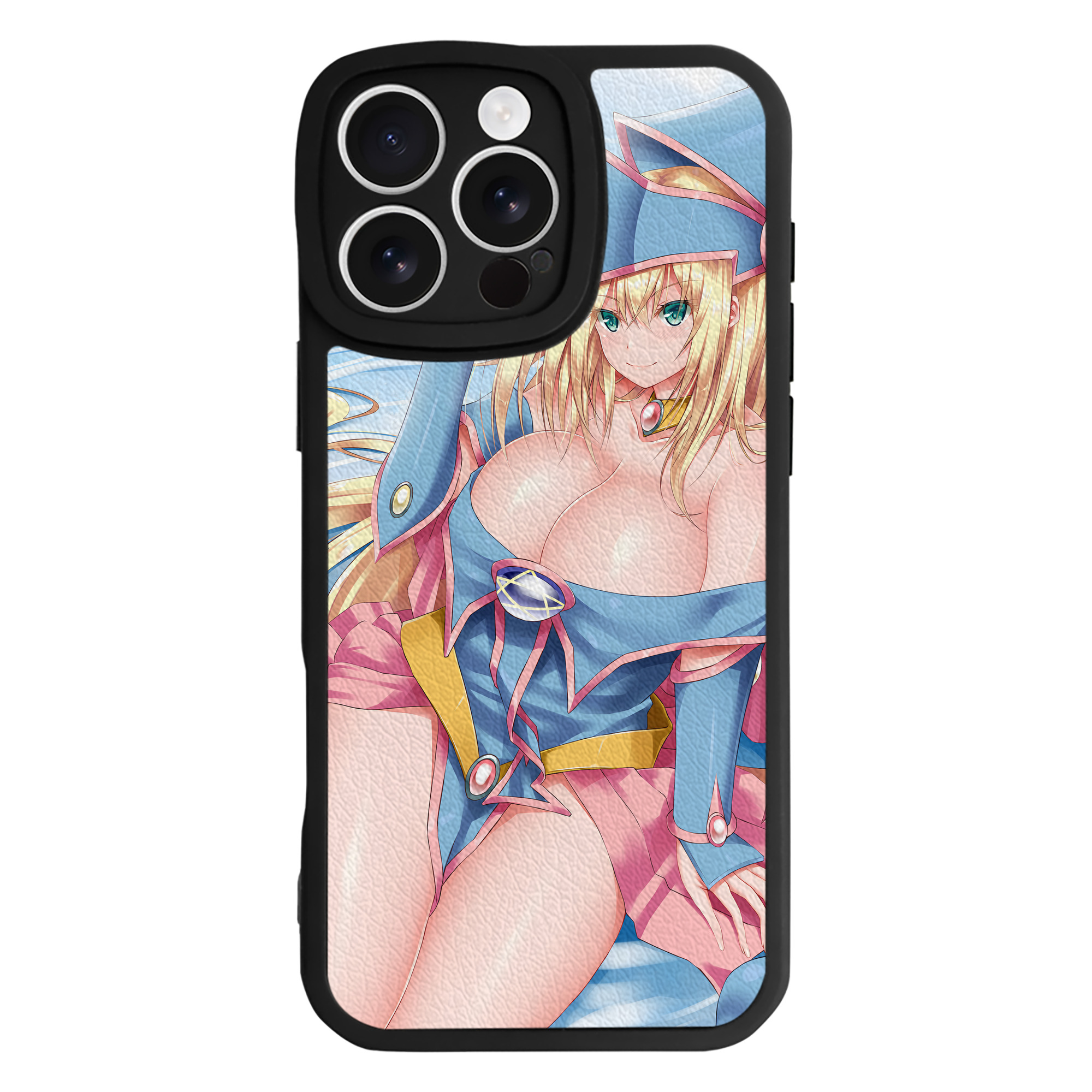 （画像用） 遊☆戯☆王 Yu-Gi-Oh! 【iPhone 16シリーズ対応】シリコンスマホケース（レザー調） 材質：シリコン